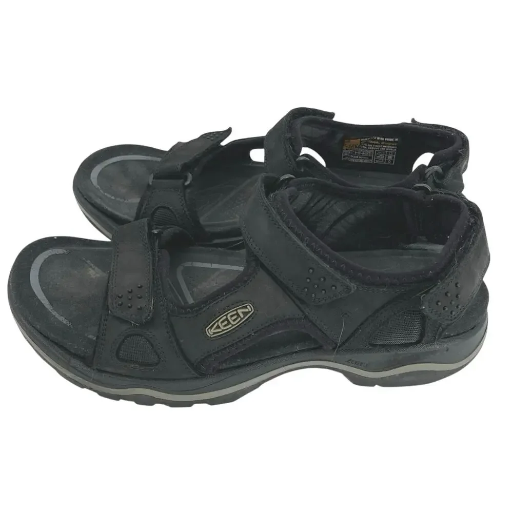 KEEN Rialto 3 Point Sandal Outdoors 1016642 Black Men's 12M Hiking Outdoor